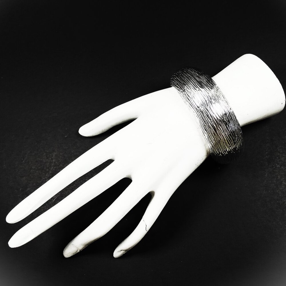 SIMON SEBBAG NWT Sterling Silver Textured Wide Cuff Bracelet - Picture 7 of 7